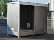 Conteneur DMS en INOX - 3 m de long - Rétention de 1100 L