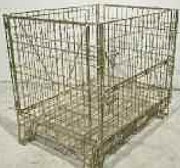 Conteneur en fil grillagé viticulture