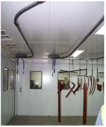 Convoyeur aérien à corde sur trolley simple