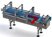 Convoyeur avec transfert à 90°