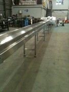 Convoyeur à bande inox sur mesure