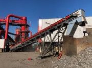 Convoyeur type sauterelle pour produits en vrac