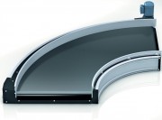 Convoyeur à bande incurvée