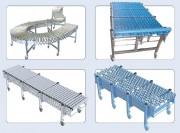 Convoyeurs extensibles à rouleaux - L. de 2300 à 5000 mm - Capacité 150 kg/m