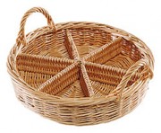 Corbeille à fruits secs en osier