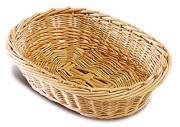 Corbeille à pain ovale en osier