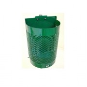 Corbeille de ville en tôle