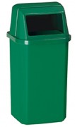 Corbeille de ville plastique 23L PROXIMI GREEN