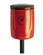 Corbeille plastique de ville 40 L