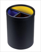 Corbeille de tri sélectif - Dim. Ø244 x H315 mm - Capacité 6 ou 12 L