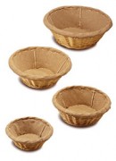 Corbeilles à pain rondes en osier