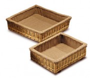 Corbeilles osier pour viennoiserie