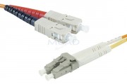 Cordon duplex en fibre multimode 3 m
