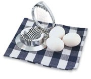 Coupe oeuf en aluminium