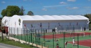 Couverture de terrain de tennis en toile