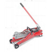 Cric hydraulique pour garage avec poignée giratoire - Capacité 2 T - Hauteur min / max : 89 mm / 359 mm