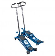 Cric rouleur hydraulique 2 tonnes - Levée 75 à 520 mm