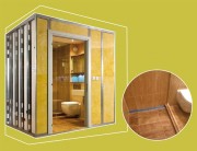 Cuisine préfabriquée 1100 kg/mc - Isolation acoustique 50 dB