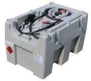 Cuve gasoil à simple paroi avec pompe électrique - Contenance 430 L - Débit 40 L/min