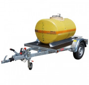 Cuve stockage polyester sur essieu routier