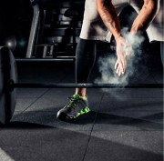 Dalle carrée pour salle de sport 100 x 100 cm - Ep. : de 10 à 45 mm