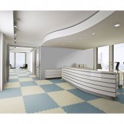 Dalles de sol emboîtables pour commerce bureau et restaurant