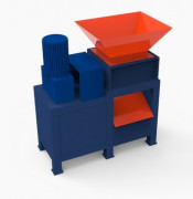 Déchiqueteur déchet plastique - Flocons de 15 à 30 mm - Débit : 100 à 200 kg/h