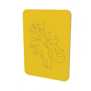 Décor unicorne pour crèche