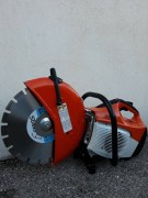 Découpeuse thermique à disque fibre ou diamant - Ø300 mm - P. de coupe 110 mm