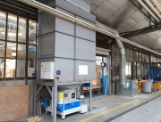 Dépoussiéreur ATEX avec presse à briquette