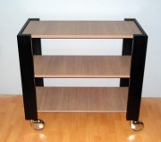 Desserte de service restaurant à roulettes - 3 plateaux