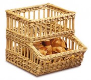 Distributeur de petits pains en osier