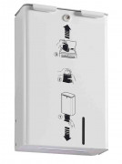 Distributeur et poubelle féminine 10L murale BLANKA