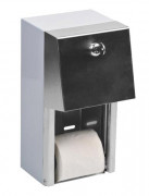 Distributeur papier toilettes rouleaux double