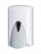 Distributeurs de savon liquide en ABS blanc - Capacité 0,5 ou 1 L