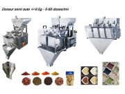 Doseur pondéral pour produits solides de 2 à 12 kg - 5 à 60 doses/min