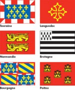 Drapeaux des provinces françaises