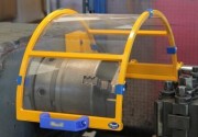 Ecran de protection du mandrin en coupole
