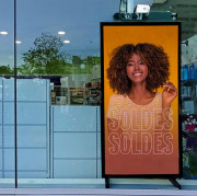 Ecran vitrine haute résolution