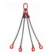 Elingue chaîne à 4 brins - L.1,5 à 4 m - Ø Chaîne.8mm à 13 mm