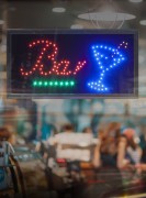 "Enseigne lumineuse "" BAR"" à LED"