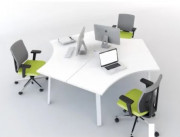 Ensemble bureau Bench pour 3 personnes