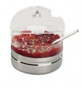 Ensemble réfrigéré 0,6 Litres avec base inox - 4 pièces