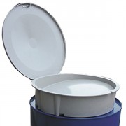 Entonnoir avec couvercle pour cuve d'huile usagée