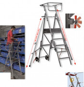 Escabeau plateforme individuelle