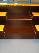 Escaliers d'accès 3 rangs