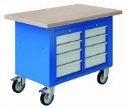 Établi d'atelier mobile personnalisable - Charge 500 kg