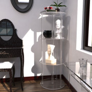 Etagère ronde plexiglas – Hauteur 1.43 m