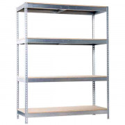 ?tagère sans vis avec plateaux en bois 4 niveaux 400 Kg