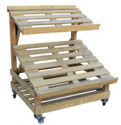 ?tal marché bois 2 niveaux orientables